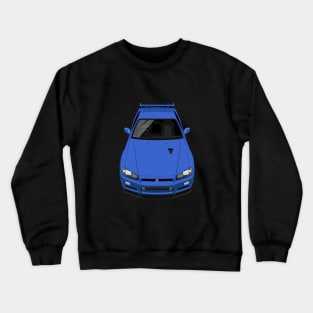 Skyline GTR V Spec R34 - Blue Crewneck Sweatshirt